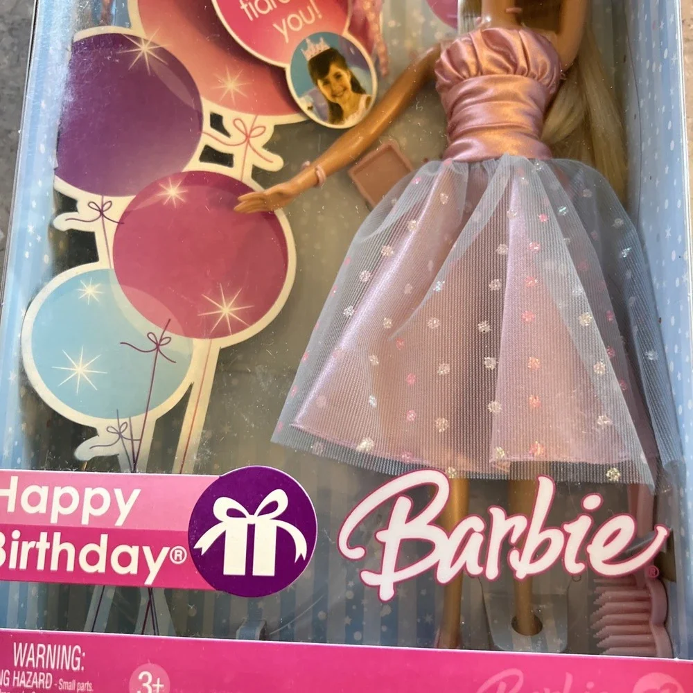 Mattel 2006 Happy Birthday Barbie Doll & Tiara